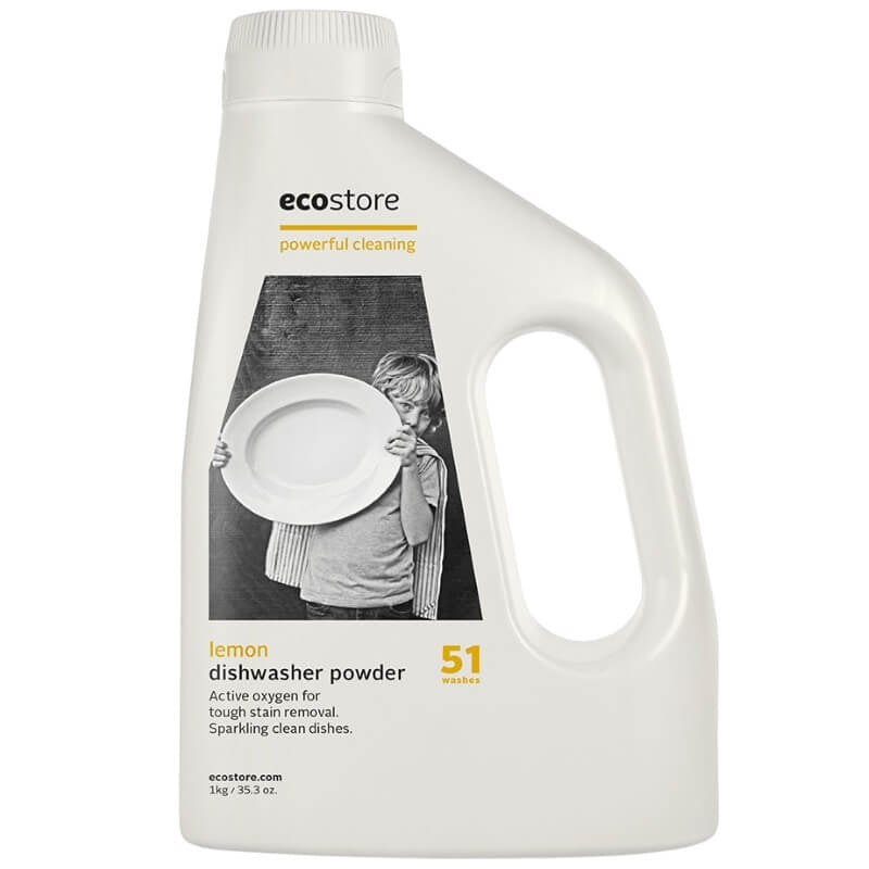 Ecostore檸檬洗碗粉1公斤裝（51次洗滌用量）