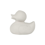 Oli&Carol Teether & Bath Toy - Elvis the Duck - White