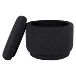 Babyletto Enoki Storage Ottoman - Black Boucle