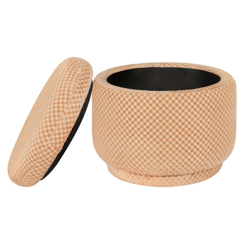 Babyletto Enoki Storage Ottoman - Canyon Velvet Checker