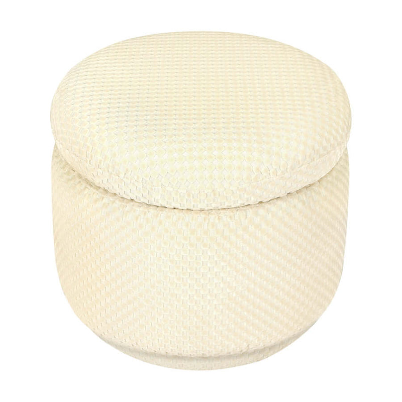 Babyletto Enoki Storage Ottoman - Ivory Velvet Checker