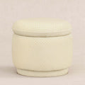 Babyletto Enoki Storage Ottoman - Ivory Velvet Checker