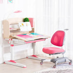 KidSrite¬Æ Ergonomic Study Desk & Chair Set - Pink