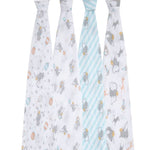 aden + anais Essentials Cotton Muslin Swaddles 4-Pack - Disney Dumbo New Heights