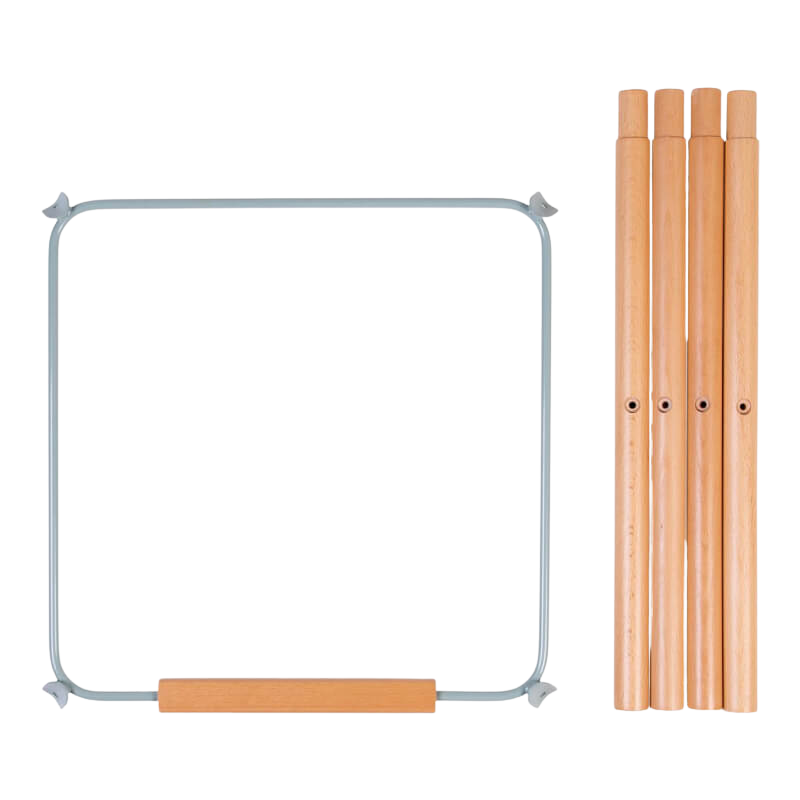 Childhome Evolu Extra Set Long Legs + Footrest - Wood