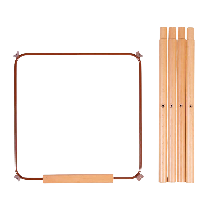 Childhome Evolu Extra Set Long Legs + Footrest - Wood