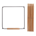 Childhome Evolu Extra Set Long Legs + Footrest - Wood