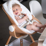 Childhome Evolu Newborn Seat Cushion - Jersey, Gold Dots