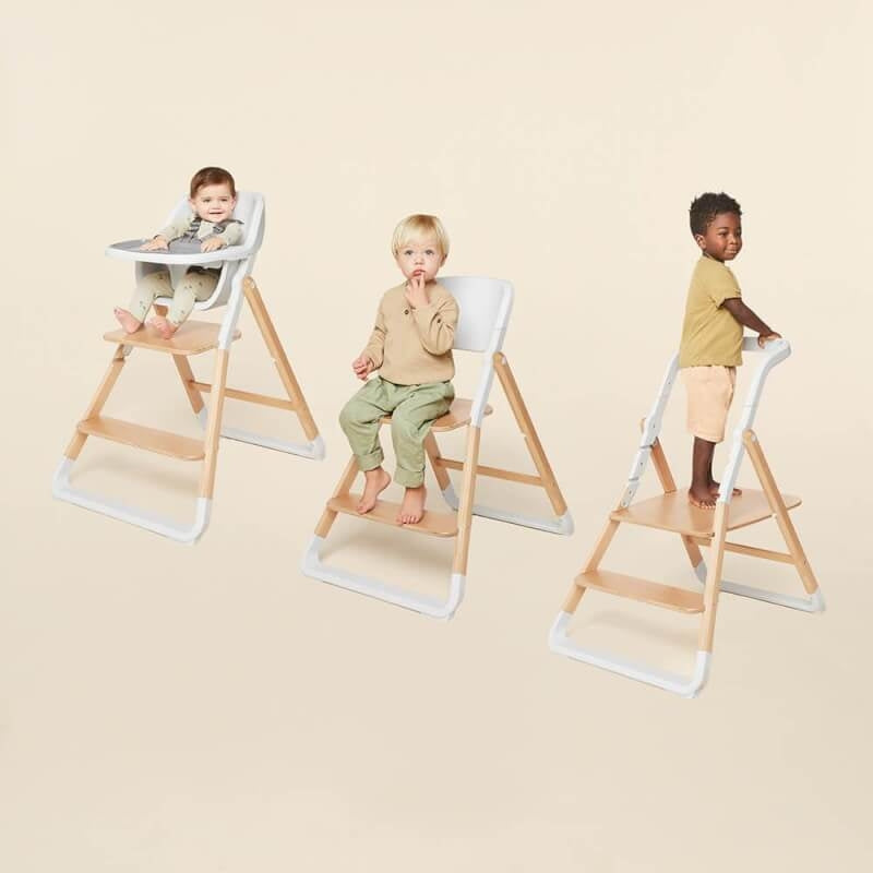 Ergobaby Evolve High Chair System - Natural Wood (Kitchen Tower NOT INCLUDED)