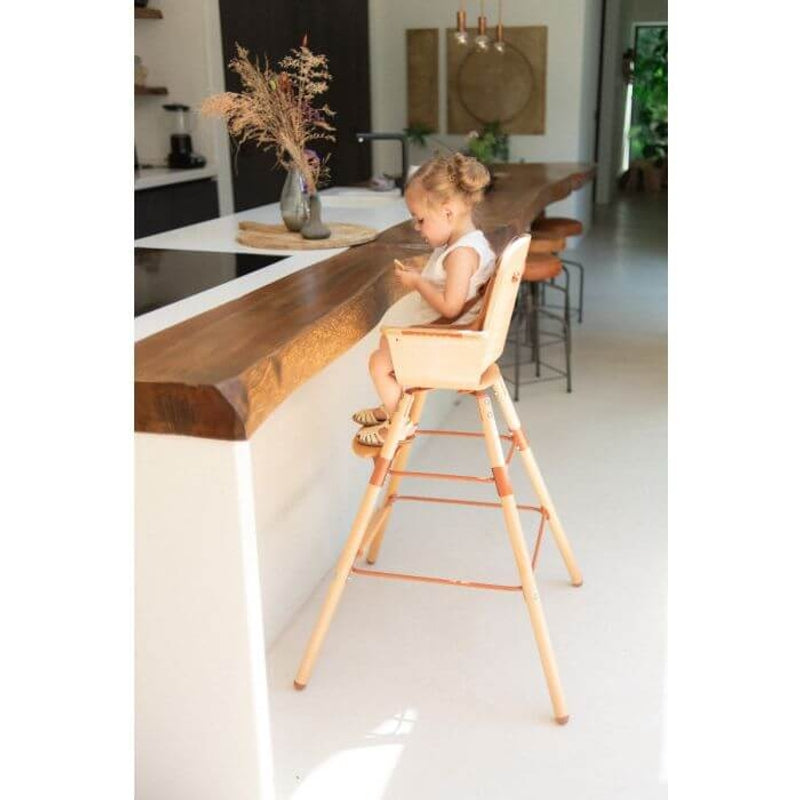 Childhome Evowood 2-in-1 Highchar + Bumper Bar