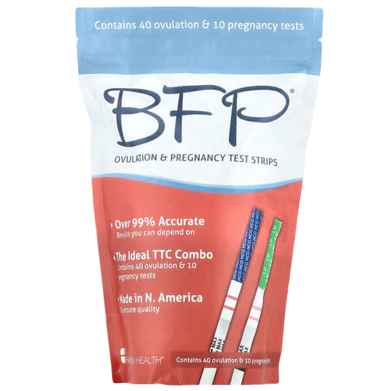 Fairhaven Health BFP® Ovulation & Pregnancy Test Strips 40 Ovulation & 10 Pregnancy Tests