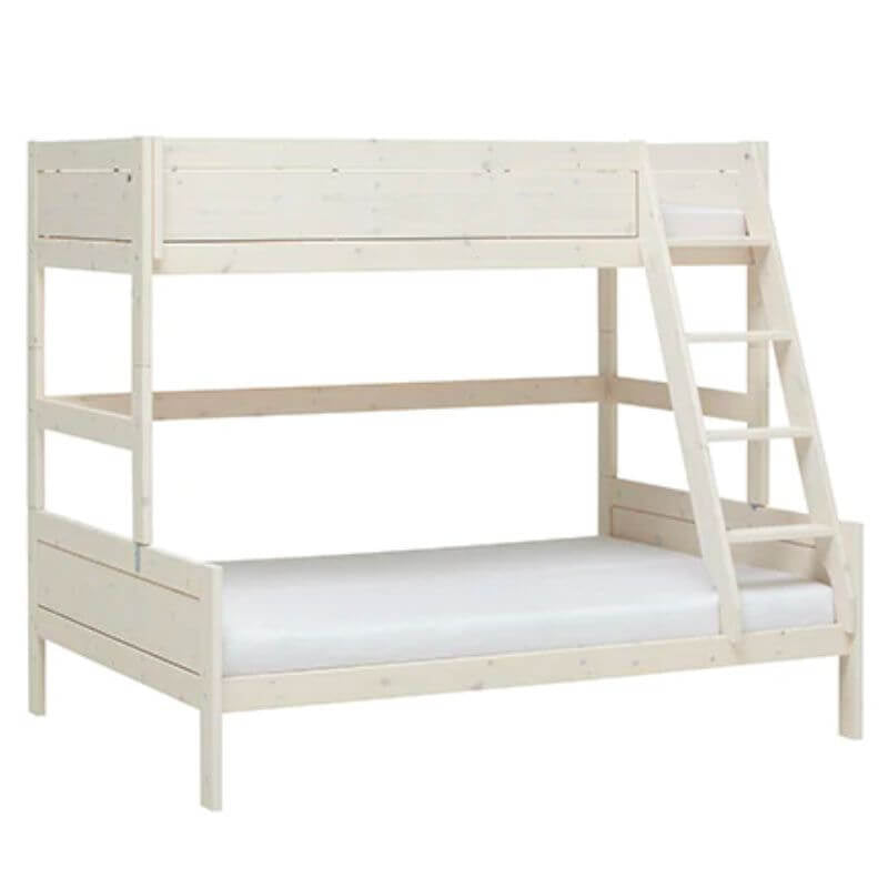 LIFETIME Kidsrooms Family Bunk Bed with Ladder 140x200cm & 90x200cm