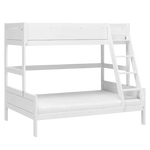 LIFETIME Kidsrooms Family Bunk Bed with Ladder 140x200cm & 90x200cm