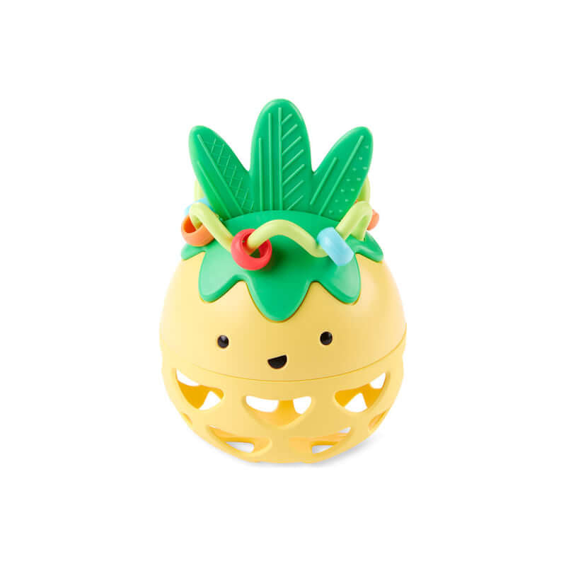 Skip Hop 農場攤位滾動式鳳梨搖鈴嬰兒玩具