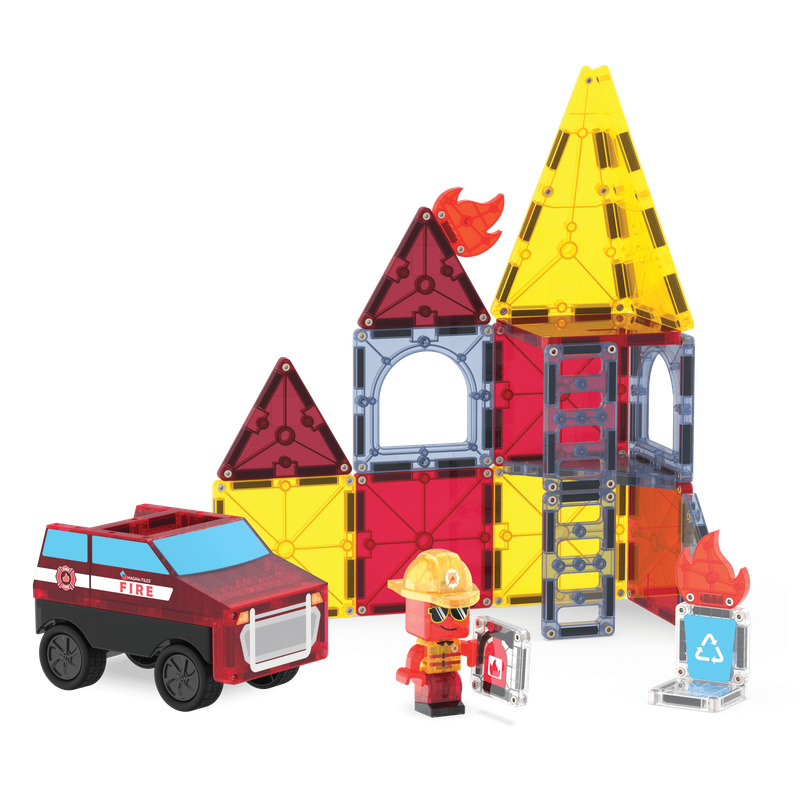 Magna-Tiles 消防救援™ 27 件套