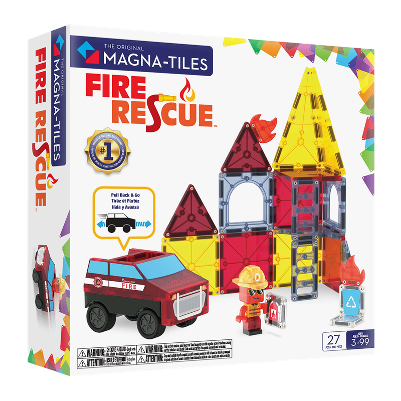 Magna-Tiles Fire Rescue™ 27 Piece Set