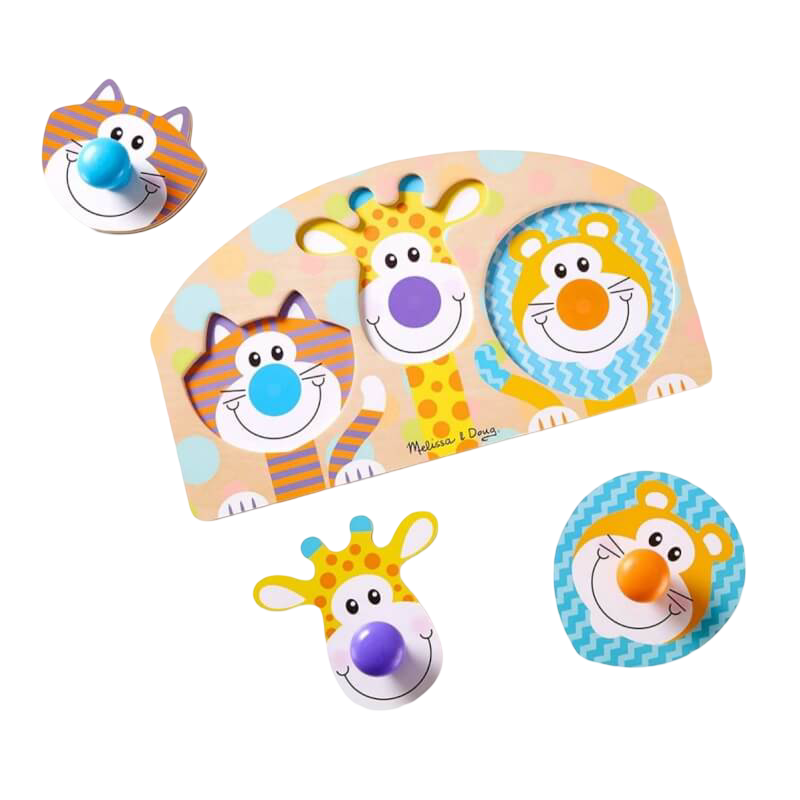 Melissa & Doug First Play Jumbo Knob Puzzle - Safari