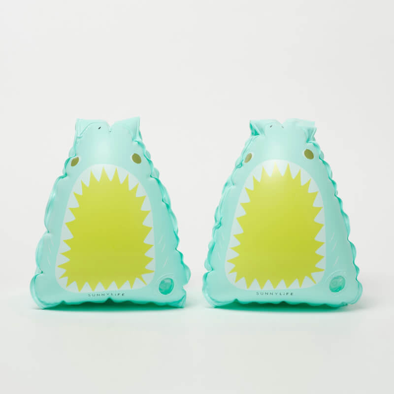 SUNNYLiFE Float Bands - Salty the Shark Aqua
