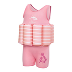 Konfidence™ Floatsuit - Pink Breton Stripe - 4-5 Years