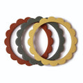 Mushie Flower Teether Bracelet 3-Pack