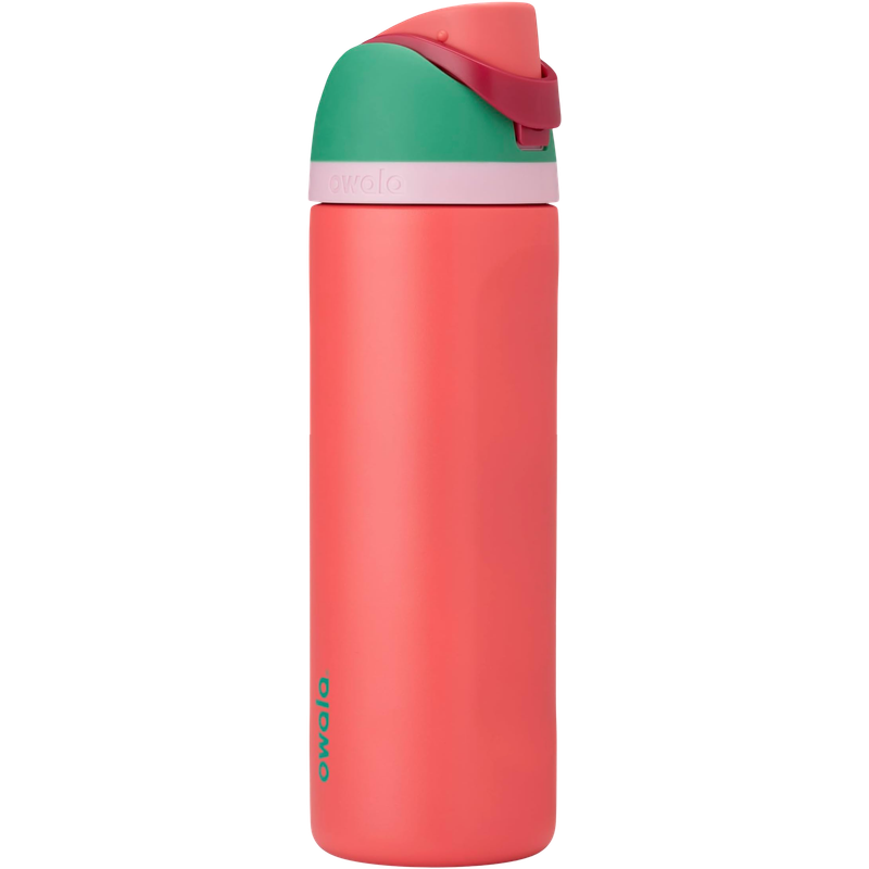 Owala Owala Owala FreeSip® 不鏽鋼保溫瓶 24 盎司/700 毫升 - 草莓田