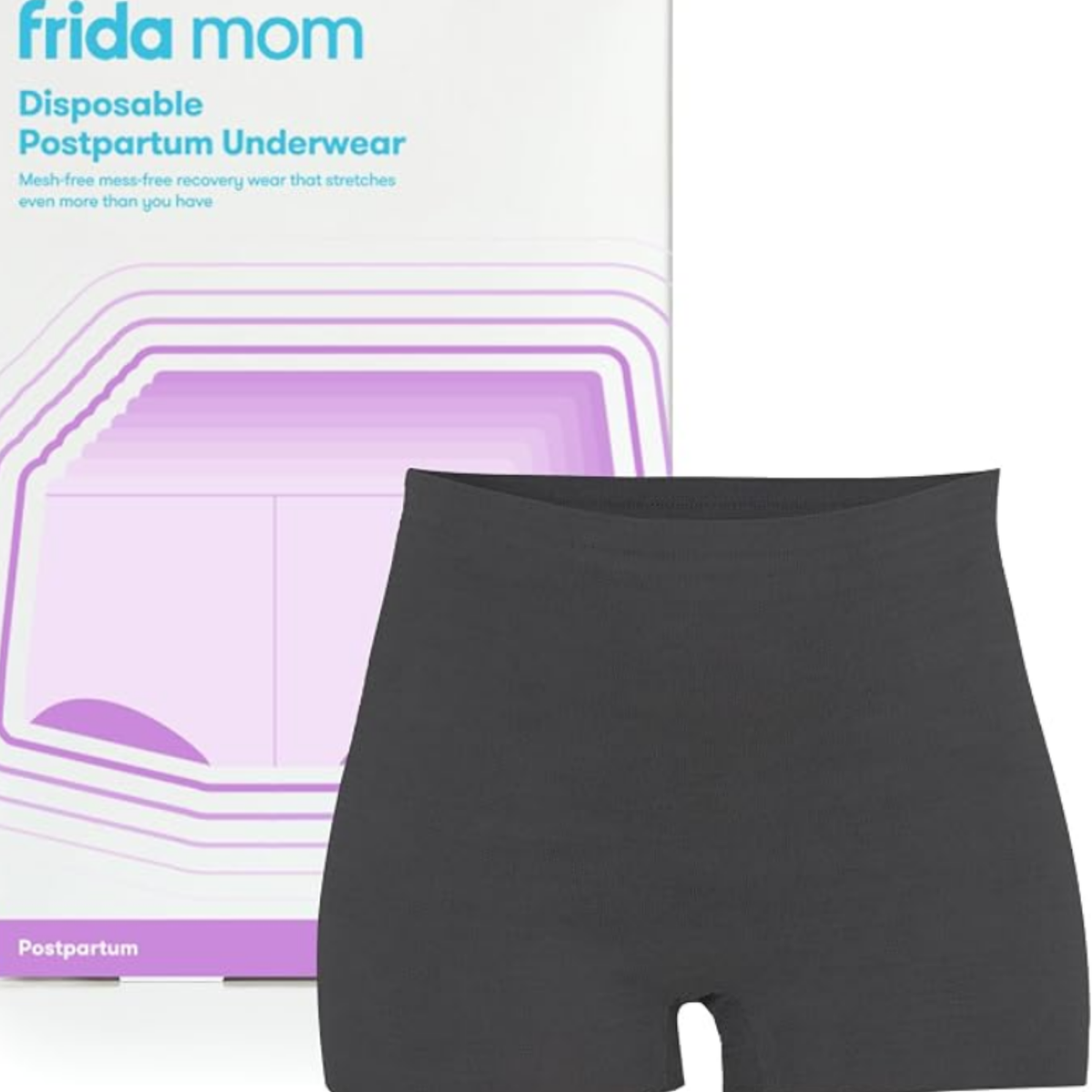 Frida Mom 8pcs Postpartum Underwear - Black - Medium
