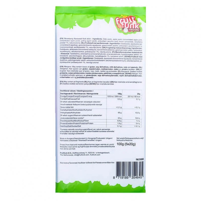 Fruitfunk Fruit Sticks XXL Strawberry 5 x 20g