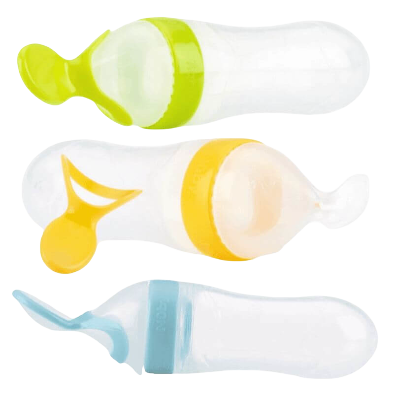 Nuby Garden Fresh™ Silicone Squeeze Feeder with 2 Spoons