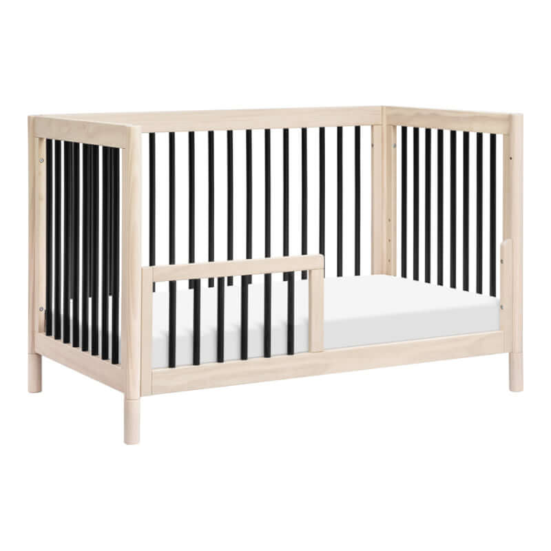 Babyletto Gelato 4-in-1 Convertible Crib - Washed Natural / Black