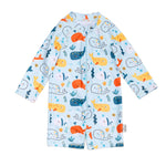 Cotton Pigs Gentle Whales Rash Guard Baby Toddler Swimsuit