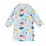 Cotton Pigs Gentle Whales Rash Guard Baby Toddler Swimsuit