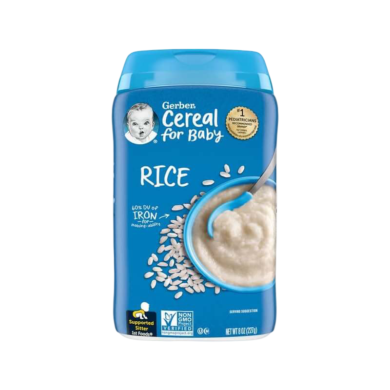 嘉寶嬰兒輔食米粉（1段） 8盎司（227公克）