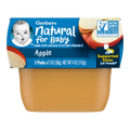 Gerber Natural for Baby 1st Foods Apple 2 Pack 2 oz (56 g) Each