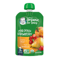 Gerber Organic for Baby 2nd Foods Pear Peach Strawberry 3.5 oz (99 g)