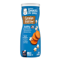 Gerber Snacks for Baby Grain & Grow Puffs Puffed Grain Snack 8+ Months Sweet Potato 1.48 oz (42 g)