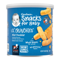 Gerber Snacks for Baby Lil' Crunchies Baked Grain Snack 8+ Months Mild Cheddar 1.48 oz (42 g)