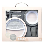 Beaba Gift Meal Set - Pink Grid