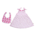Cotton Pigs Giraffe and Strawberries Bib Set