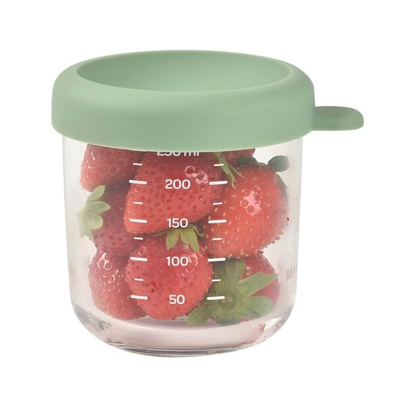 Beaba 玻璃矽膠容器 250毫升