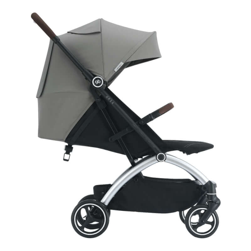 gb Orsa Baby Stroller with Carrying Bag and Strap - Latte