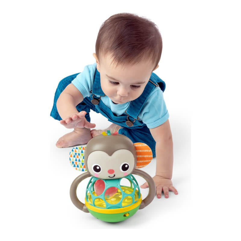 Bright Starts™ Grab & Giggle Monkey Multi-Sensory Toy