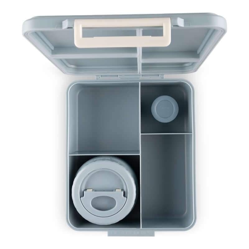 Citron Grand Lunch Box with 4 Compartments and Food Jar - Spaceship