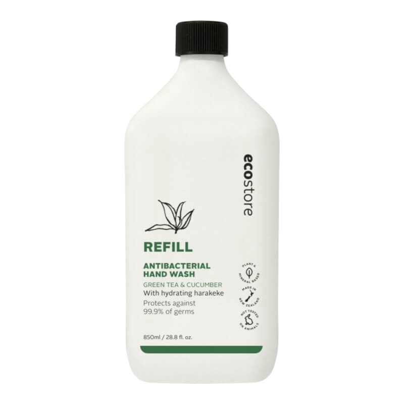 Ecostore Green Tea & Cucumber Antibacterial Hand Wash 850ml Refill