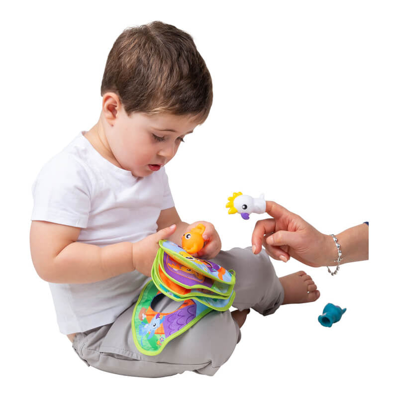 Playgro 快樂在家動物木偶書