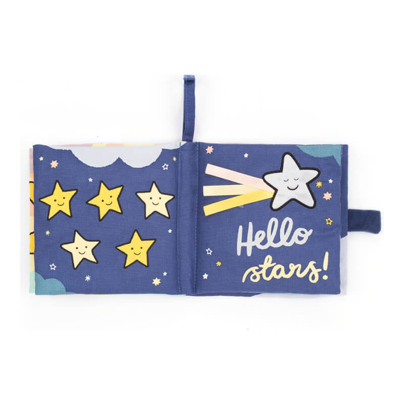 Jellycat Hello Moon Fabric Book 18x18cm