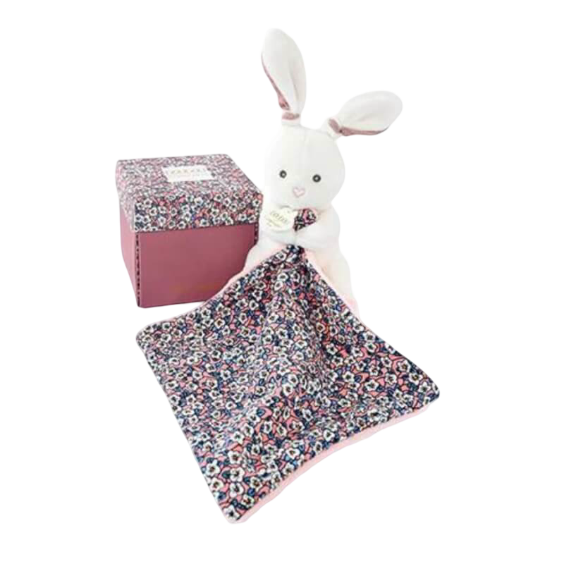 Doudou et Campagnie Histoire d'Ours Rabbit with Teether 12cm