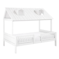 LIFETIME 兒童房小屋床 - 海灘小屋 120x200cm - 白色