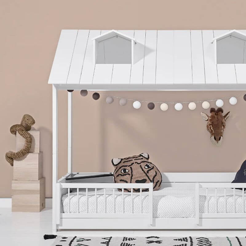 LIFETIME Kidsrooms House Bed - Beach House (2-in-1) 90x200cm - White