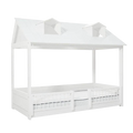 LIFETIME 兒童房小屋床 - 海灘小屋（二合一）90x200公分 - 白色