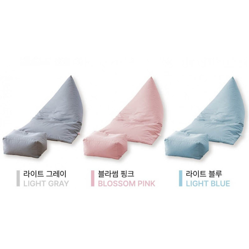 Anuri Hug Bean Bag Sofa with Footstool